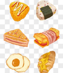 illustration sticker collection material