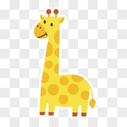 cartoon animal decor element sticker