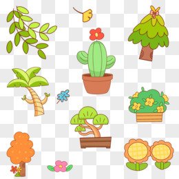 cartoon cute sticker decor png cutout material