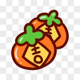 cute new year sticker element