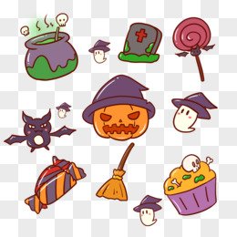 cartoon hand drawn cute sticker element