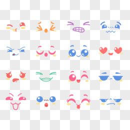 vector sticker collection material