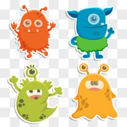 cute sticker collection material