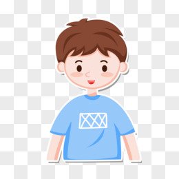 hand drawn cartoon cute sticker