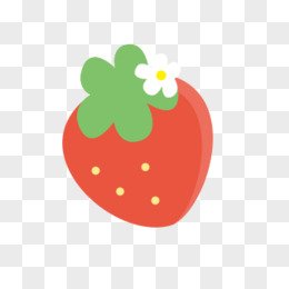 cartoon sticker strawberry cute